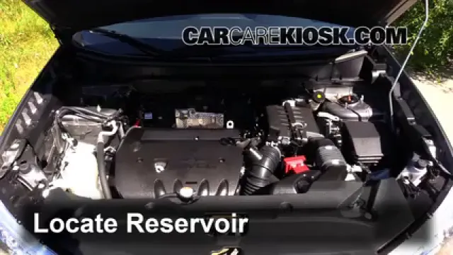 2013 Mitsubishi Outlander Sport ES 2.0L 4 Cyl. Windshield Washer Fluid Add Fluid